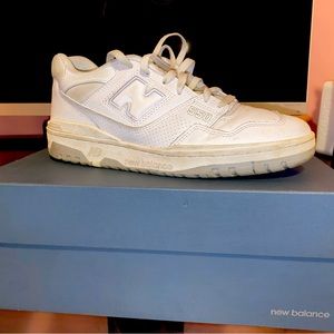 New Balance 550 Men’s Grey and White Size 9.5